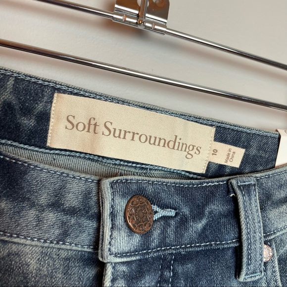 Soft Surroundings 5 pocket straight leg jeans - Picture 2 of 4